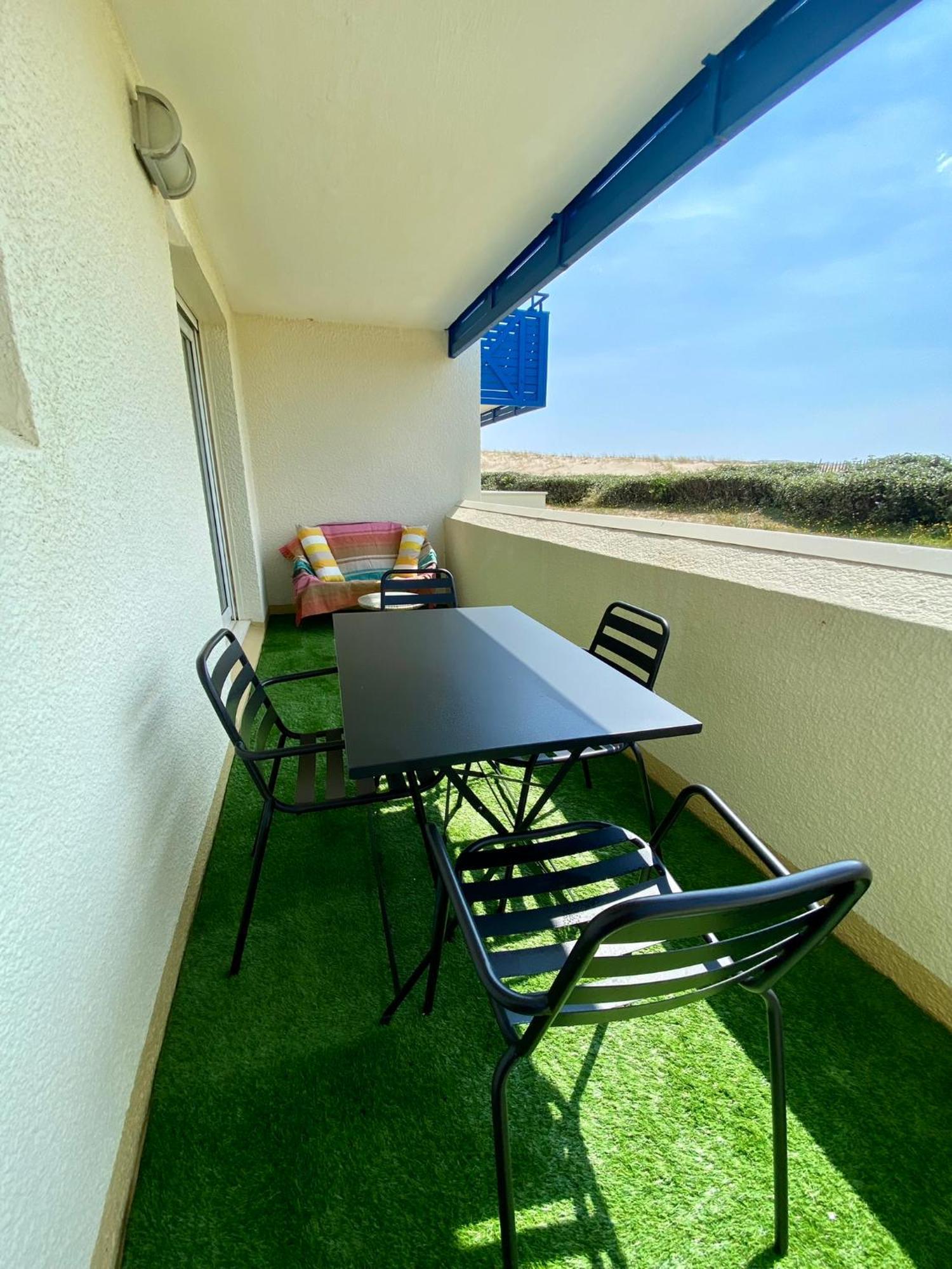 Charmant Appartement En Front De Mer Avec Piscine Lacanau Exterior foto
